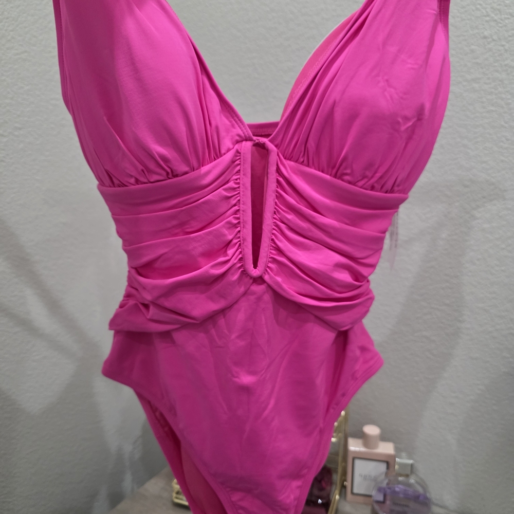 Vibrant Pink One-Piece Swimsuit